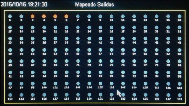 mapeado de salidas